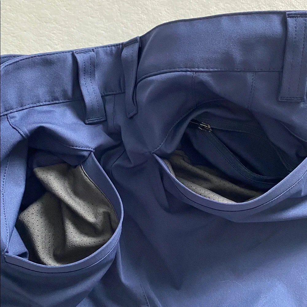 Rhone Commuter Flex Knit Flat Front Lifestyle/Performance Short (Navy) - Picture 10 of 16